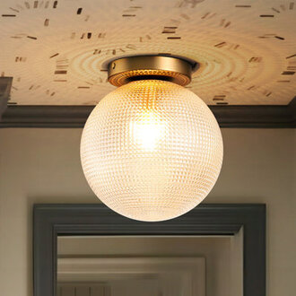 Brunsville Glass Flush Mount