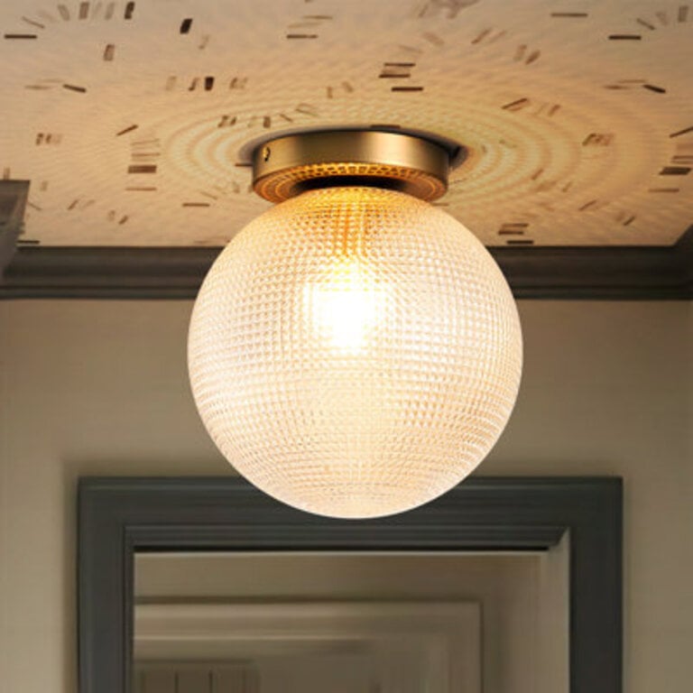 Brunsville Glass Flush Mount