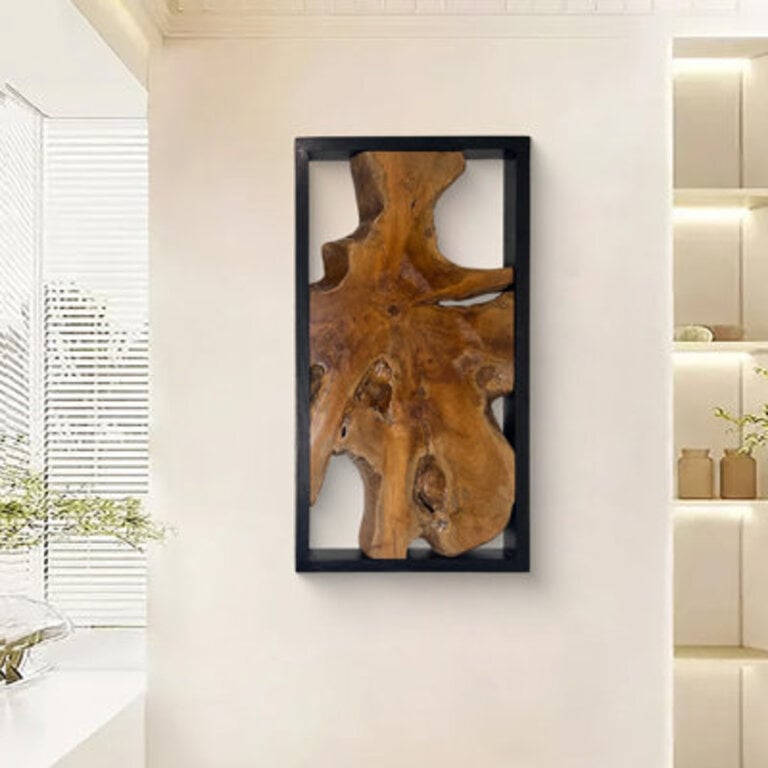 Handmade Wall Decor on Solid Wood