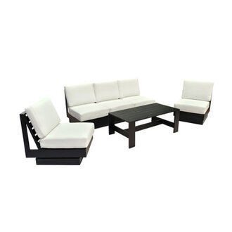 Lucca 4 -Piece Outdoor Seating Group with Sunbrella Cushions