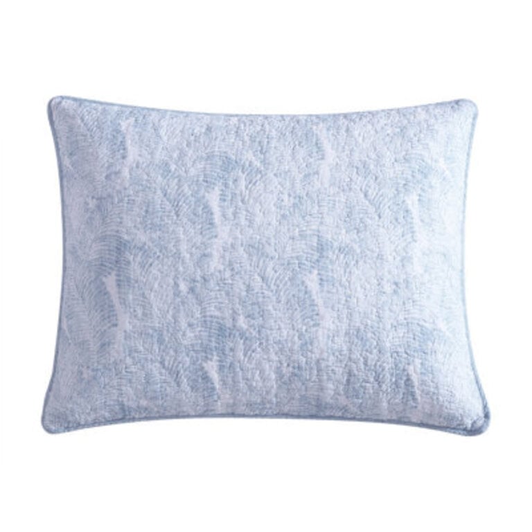Tommy Bahama Water Leaves Reversible Quilt Set