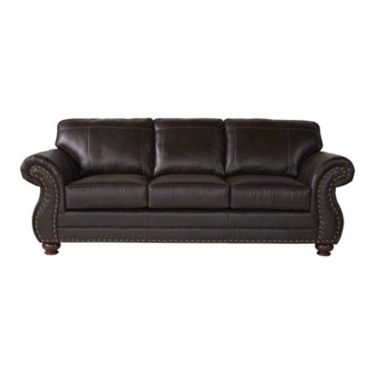 Macalla 91 Faux Leather Sofa