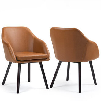 Carlana 195 H Upholstered Beech Arm Chair