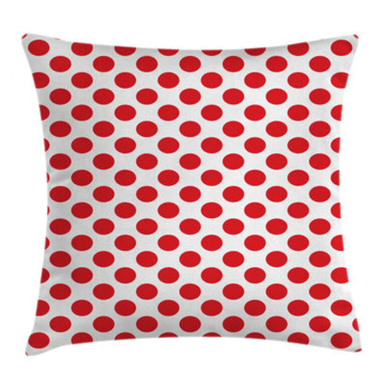 Indoor  Outdoor Polka Dots 28 Throw Pillow Cover