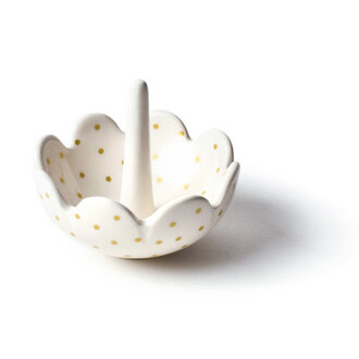 Ceramic Ring Holder  Figurine Included