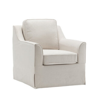 Barbel Upholstered Swivel Armchair