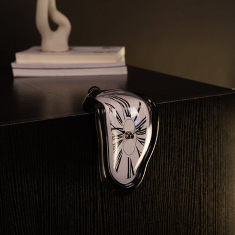 Salvador Plastic Dalis Melting Clock Table Clock