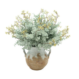 Eucalyptus Arranged in Decorative Ceramic Vase