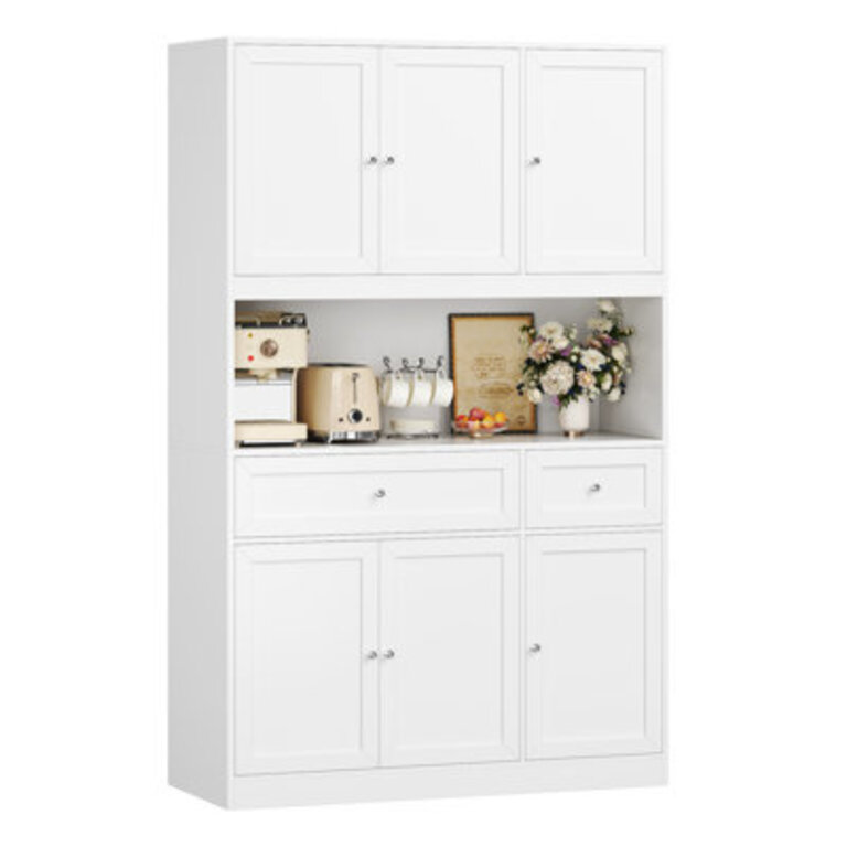 722 Kitchen Pantry Microwave Stand with Storage