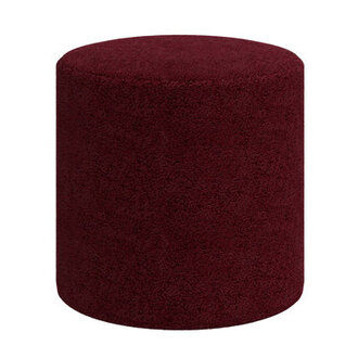 Epaulette 18 Wide Round Striped Standard Ottoman