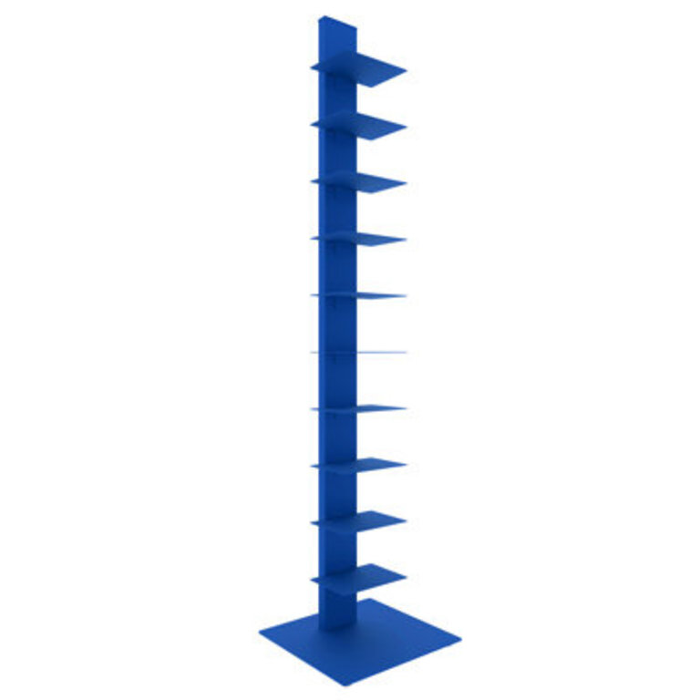 Ajax Stainless Steel 10-Tier Ladder Bookcase