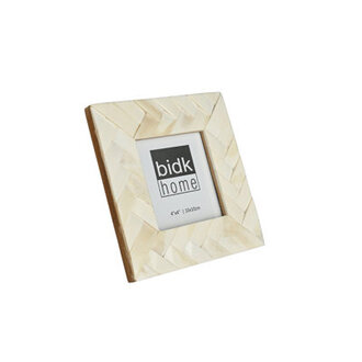 Vic Beige Bone Embossed Picture Frame