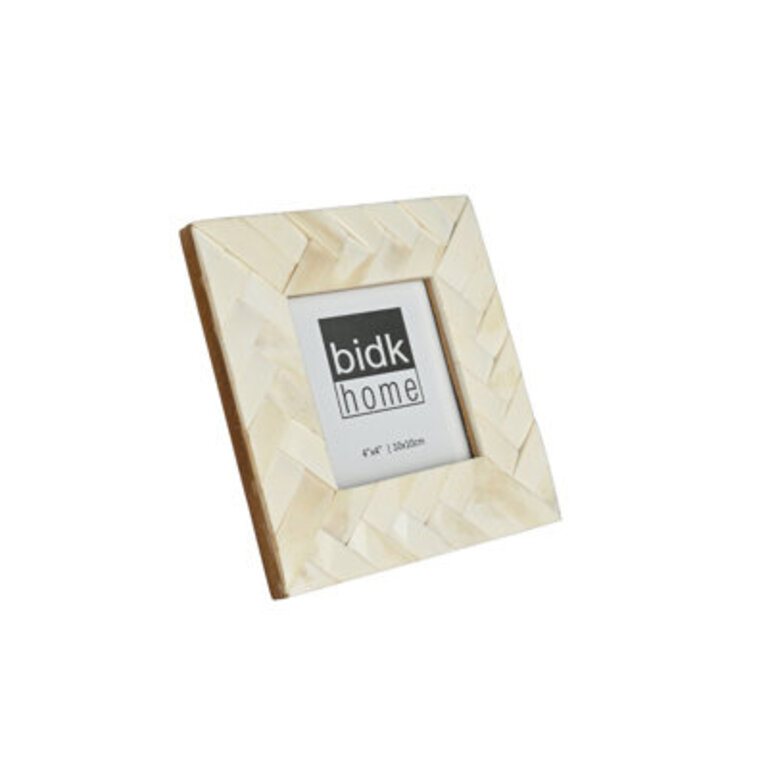 Vic Beige Bone Embossed Picture Frame