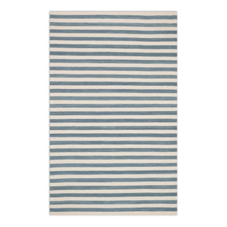 Renelso BlueIvory Handwoven Wool Rug