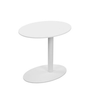 Sunset 20 W x 15 D Aluminum Oval Side Table