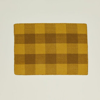 Simple Wool Plaid Indoor Rug