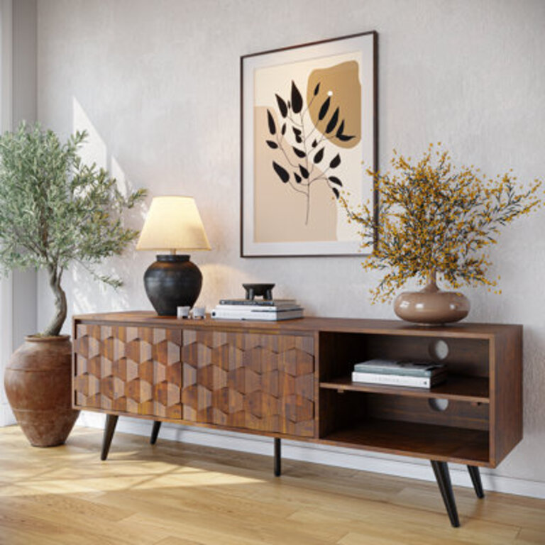 Georgina 65 Solid Wood TV Stand for TVs up to 55