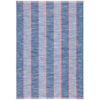 Hillsgrove Stripe Denim Handwoven Cotton Rug