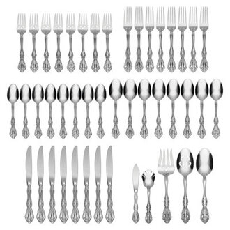 Oneida Michelangelo 45 Piece Fine Flatware Set Service For 8