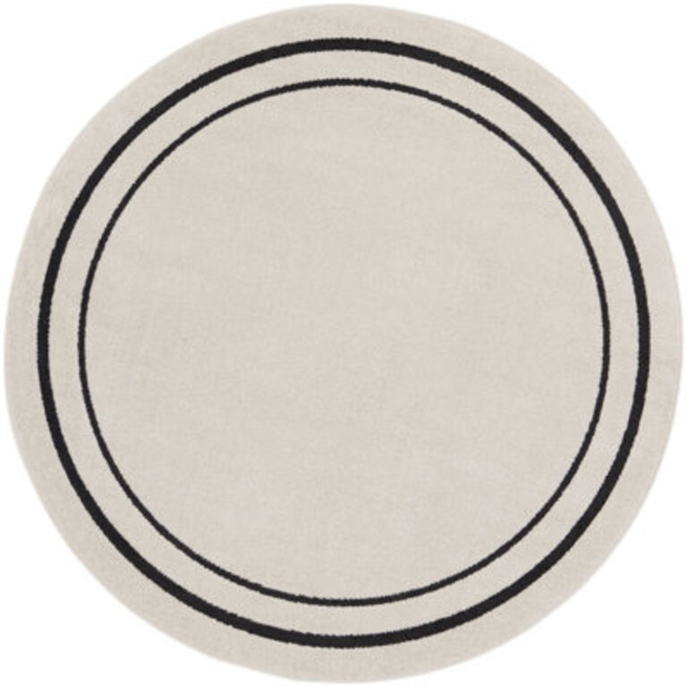 Nourison Essentials Ivory Black IndoorOutdoor Area Rug
