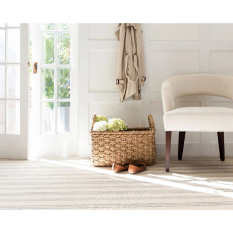 Swedish Stripe Handwoven Cotton Rug