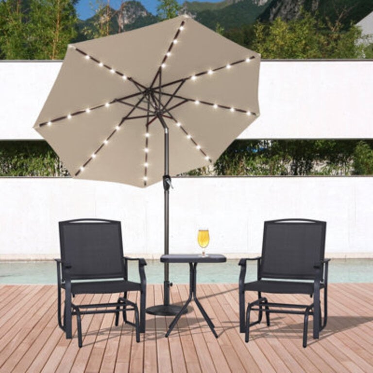 Caerphilly Lighted Market Umbrella