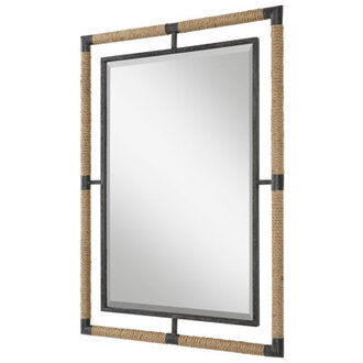 Samara Iron Rectangle Wall Mirror