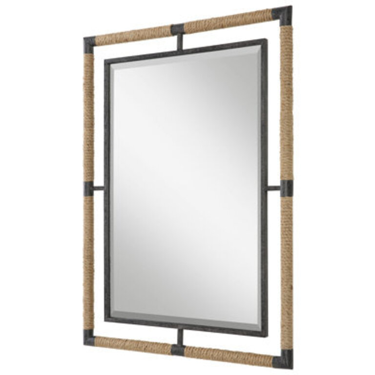 Samara Iron Rectangle Wall Mirror