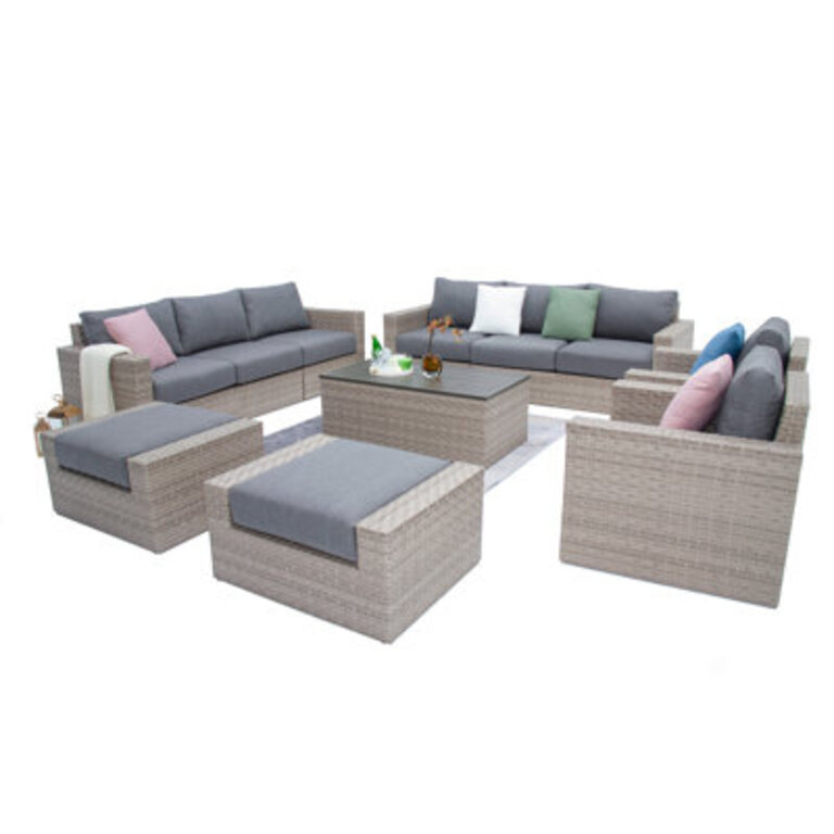 Avrahom 2 - Person Patio Conversation Set with Cushions