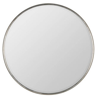 Bellport Metal Round Wall Mirror