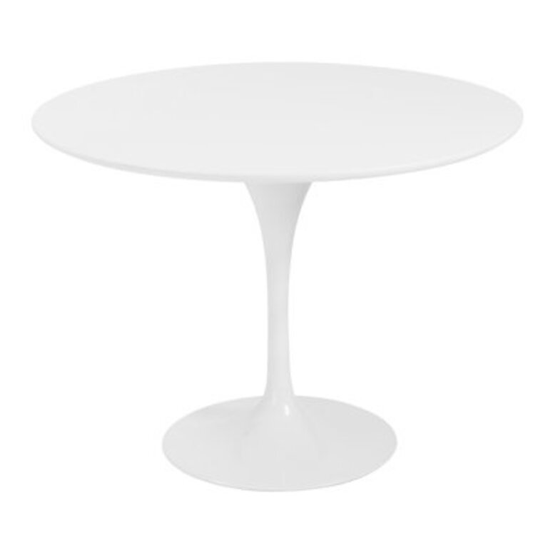 Flow Round Metal Base Dining Table