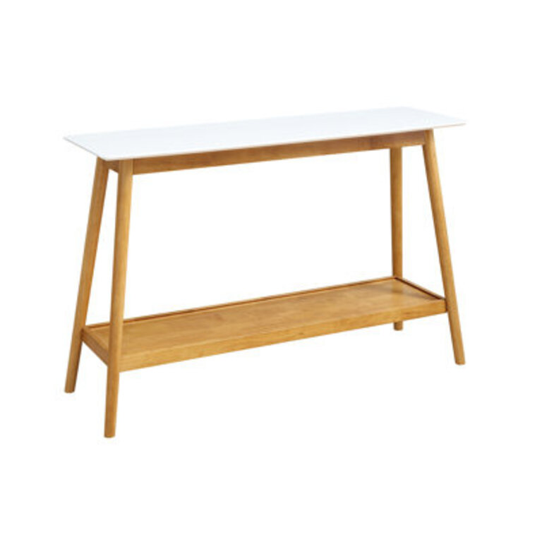 Zakariyah 4725 Solid Wood Top Console Table
