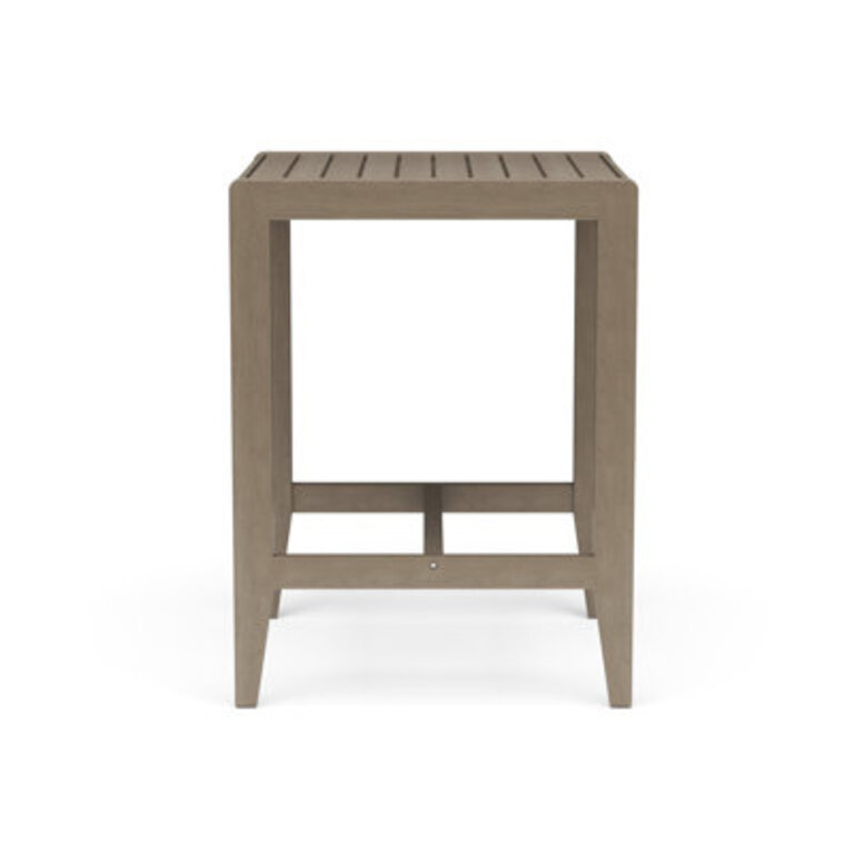 Ojai Square Acacia Outdoor Bistro Table  30 in W 30 in D