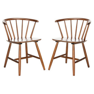 Set of 2 Sheffield Solid Wood Dining Chairs
