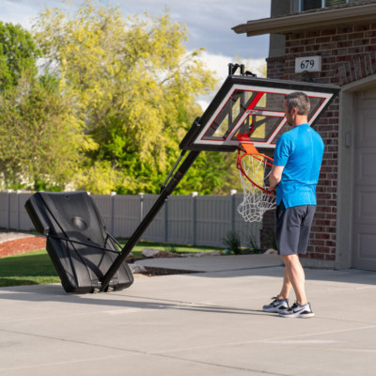 Lifetime Height Adjustable Portable Basketball Hoop 50 Polycarbonate Backboard