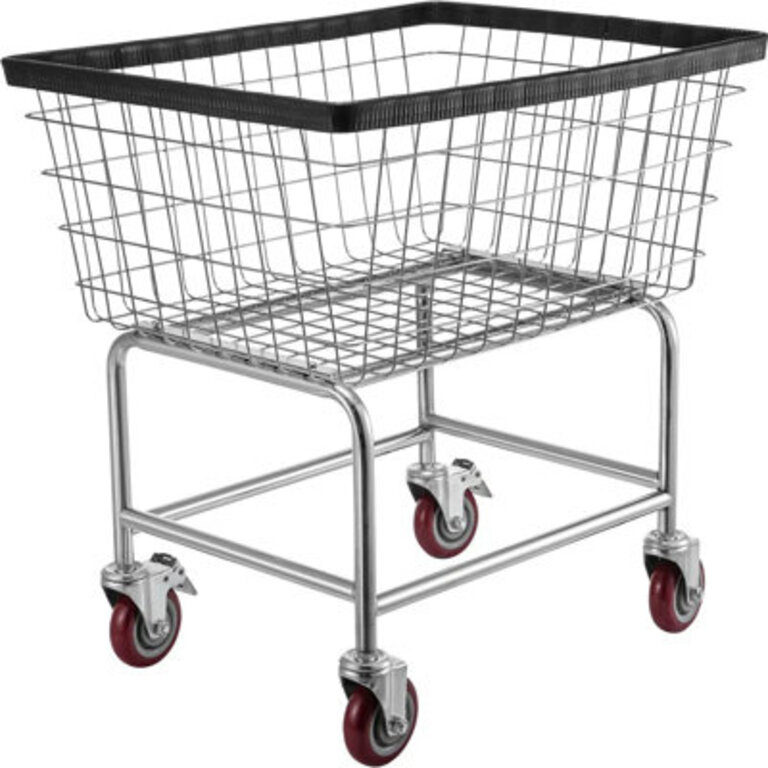 Metal Laundry Cart with Wheels