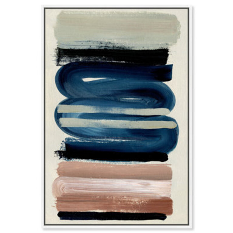 Naturals by Oliver Gal Hand-Embellished Abstract Floater Framed Painting Print