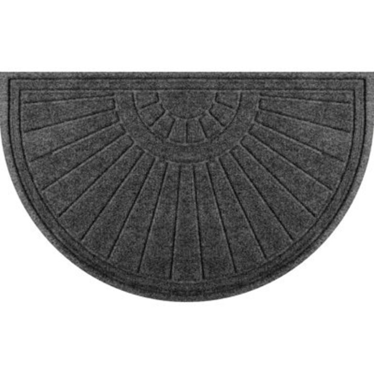 WaterHog Sunburst Half Round Indoor Outdoor Doormat