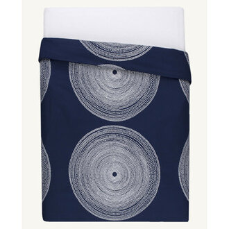 Marimekko Fokus Cotton Navy Duvet Cover Set