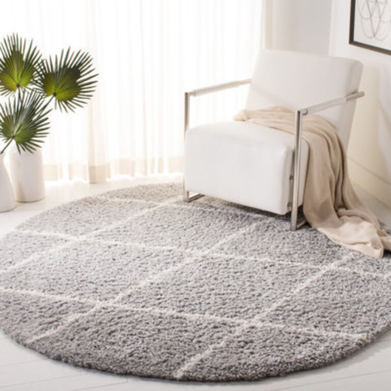 Keana Geometric GrayCream Area Rug