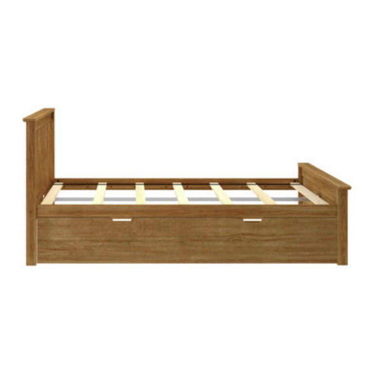 Boling Solid Wood Platform Bed with Trundle by Harriet Bee