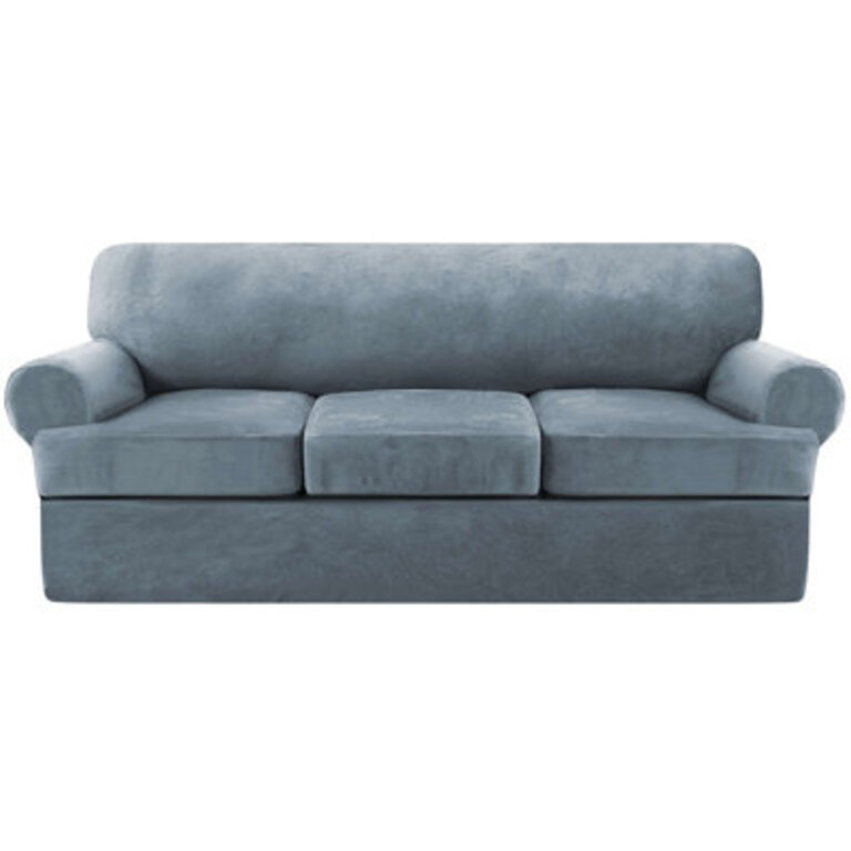 ThickVelvetSlipcoverswithTCushionCover Machine Washable