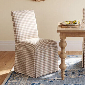 Silvia Cotton Parsons Chair