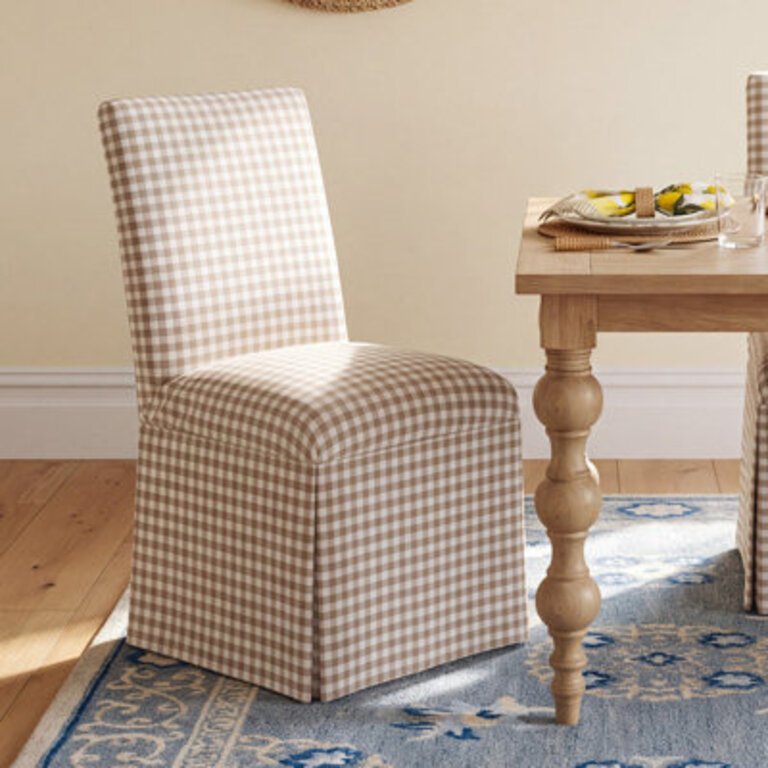 Silvia Cotton Parsons Chair
