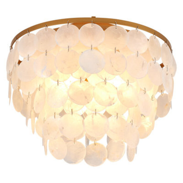 Griffithville Shell Flush Mount