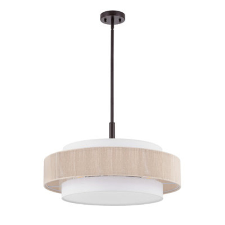 Reenat 5-Light Dimmable Drum Chandelier