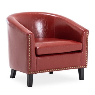 Cohmer 2874 Wide Upholstered Barrel Chair