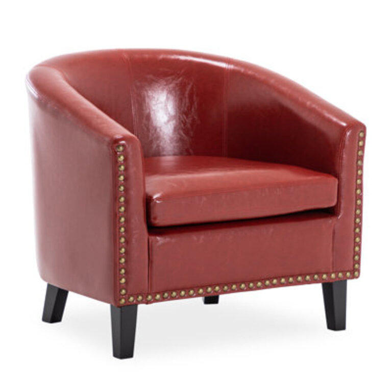 Cohmer 2874 Wide Upholstered Barrel Chair