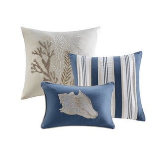 Cape Cod 7 Piece Coastal Cotton Sateen Comforter Set