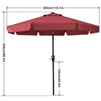 Hobert 9 Market Umbrella